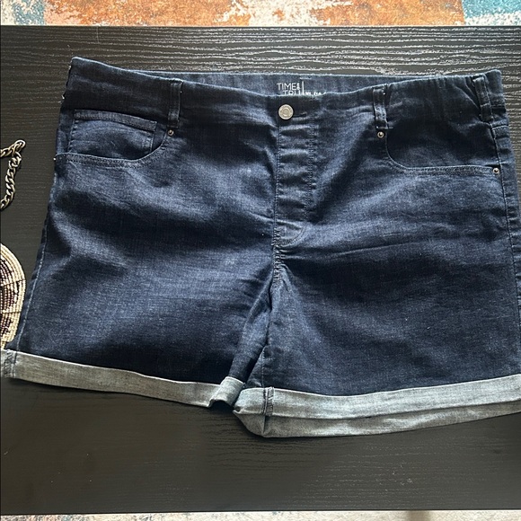 Time and Tru Pants - Time and Tru Dark Blue Jean Shorts